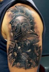 lehetla le lesootho ntoa gladiator tattoo setšoantšo