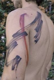 Váll színű furcsa tetoválás kép