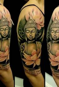 ramena spektakularna barva kot tatoo kipa Bude