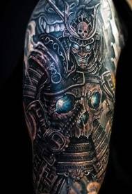 olkapää upea upea demoni soturi hirviö tatuointi