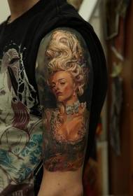 kafada launi sexy medieval tattoo Hoto
