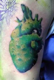 skulderfarge magisk kaktus tatoveringsmønster