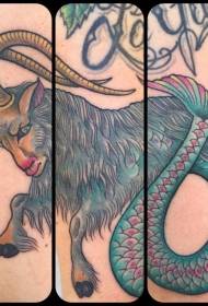 kolor ramion wzór tatuażu Koziorożca