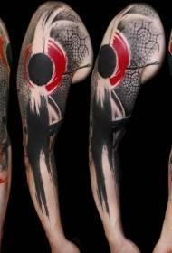 Modello di tatuaggio spalla PS gioielli stile di elaborazione del software di elaborazione delle immagini