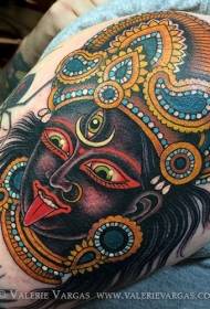 spalla nuovo stile college dea indù tatuaggio modello