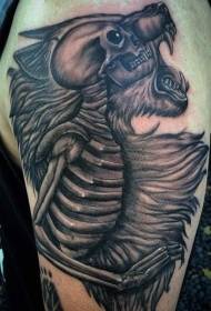 VaFaida Kuita Mhando YecheMunhu Skeleton werewolf Tattoo Pattern