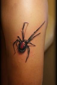 shoulder ຫຼາຍສີຈິງຫຼາຍຮູບແບບ tattoo Spider