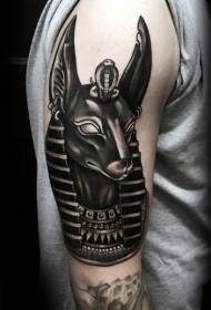 Schulter egypteschen Neie Styl Faarf Tattoo Muster