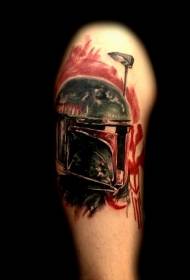 боја рамена звезда ратова војнички војник кацига тетоважа