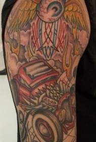 Рамена у боји персонализованог узорака за тетоважу аутомобила