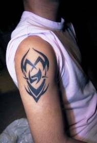 мушки рамен црни племенски лого лого узорак тетоваже
