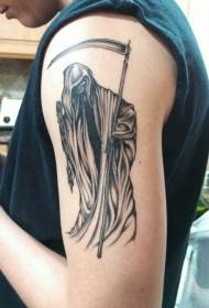 Uzorak tetovaže crne sive mrtvačke ruke