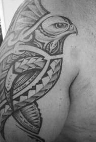 Arm polynesyske tribale styl eagle tattoo patroan