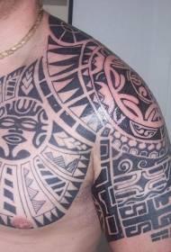 Чорны і белы малюнак графічнага татуіроўкі