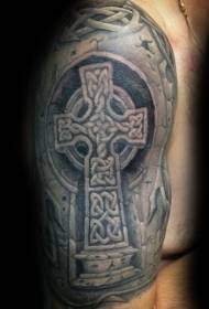 Arm keltisk knute tvers tatoveringsmønster