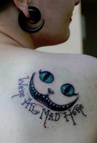 Taktak Cheshire Cat Seuri Pola Tato