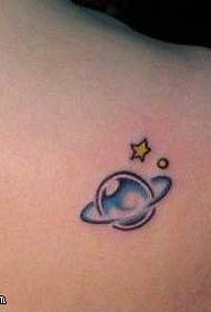 Узорак за тетоважу планета на рамену