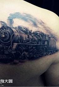 Mga sumbanan nga tattoo sa tren sa tren