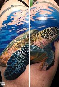 Черепаха татуювання візерунок