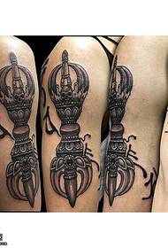 Axelbark tatuering mönster