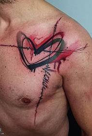 Iphethini le-tattoo yenhliziyo yenhliziyo