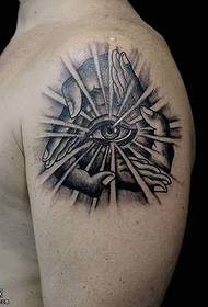 Baga, sinaw, sumbanan sa tattoo sa mata