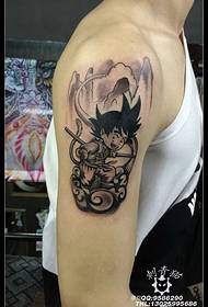 Modello di tatuaggio spalla sette dragon ball