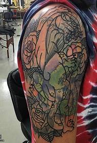 Modello di tatuaggio doodle spalla
