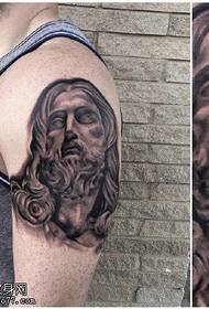 Eoraip ghualainn agus Meiriceá Patrún tattoo idol