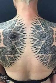 Spalla classica cinese Van Gogh Tattoo Pattern