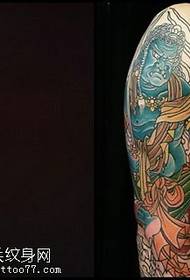 A vállfestés nem mozgatja a Ming Wang tetoválásmintát