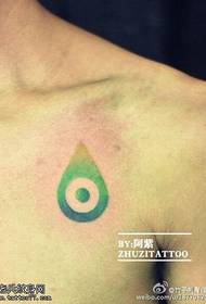 Uzorak za tetovažu signala položaja ramena