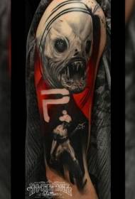 Arm inokakavara inotyisa dhiza yakaipa monster tattoo maitiro