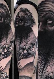 Tetování lesní monstrum