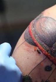 Motivo a tatuaggio a stella nel dipinto