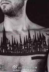 I-Urban tattoo iphethini ehlombe