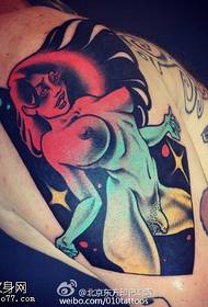 Shoulder super-explosive beauty tattoo pattern