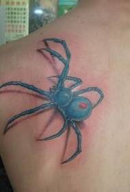Mô hình nhện xanh 3d trên vai sau