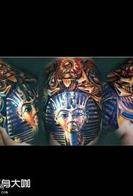 Modello tatuaggio piramide faraone