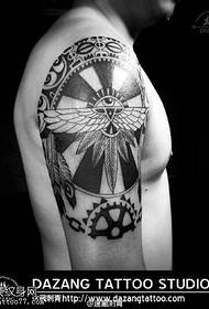 Ang pattern ng tattoo ng totem na indian totem