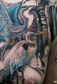 Crane Tattoo op der Schëller