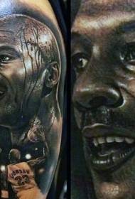 Michael Jordan portret döymə nümunəsi