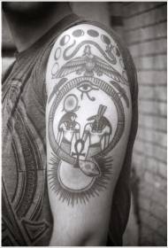 Model i tatuazhit të idhullit të Egjiptit dhe simbolit