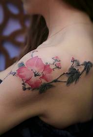 Плече sika олень татуювання малюнок для дівчаток