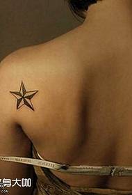 Shoulder star tattoo ნიმუში