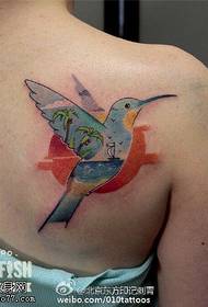 Shoulder Kingfisher Tattoo Kālā