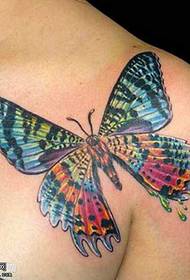 Exemplum humero butterfly tattoo