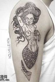 Mermaid tattoo patani pafudzi