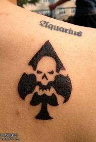 Iphethini ye-tattoo yamahlombe endoda