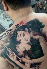 Mężczyzna ramiona piękna ilustracja moda uroda tatuaż zdjęcia